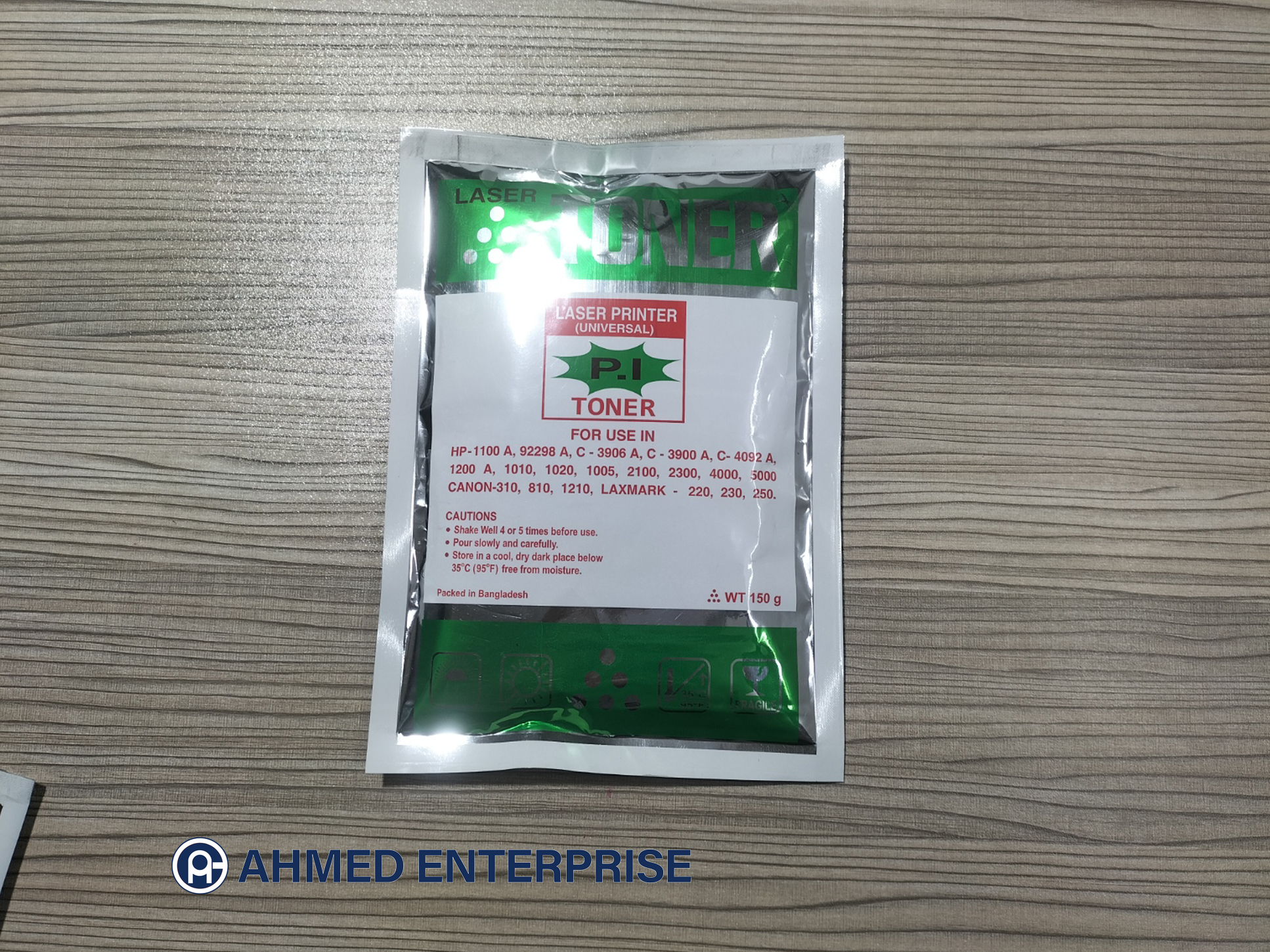 Universal Laser Printer Toner for HP / Canon / Lexmark – 150g