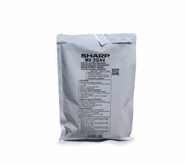 Sharp Black Developer Genuine SHARP MX-312AV Developer Black – Original Supply (300g) – Ahmed ...